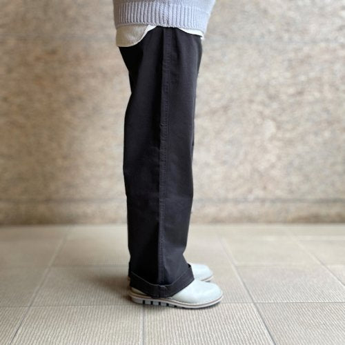 後染めセミワイドパンツ 冬ver