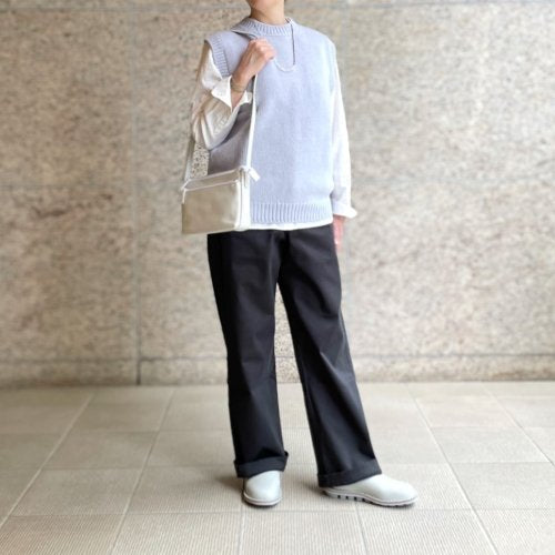 後染めセミワイドパンツ 冬ver