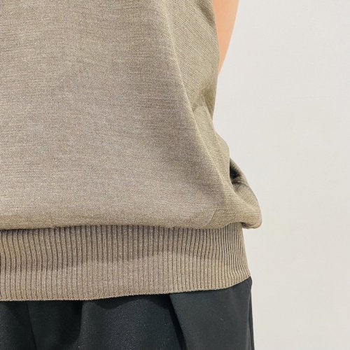 フレンチ袖シルクニット