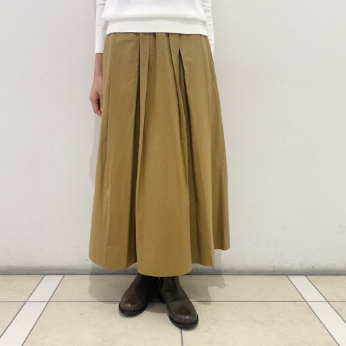 ウエストゴムタックスカート