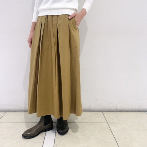 ウエストゴムタックスカート
