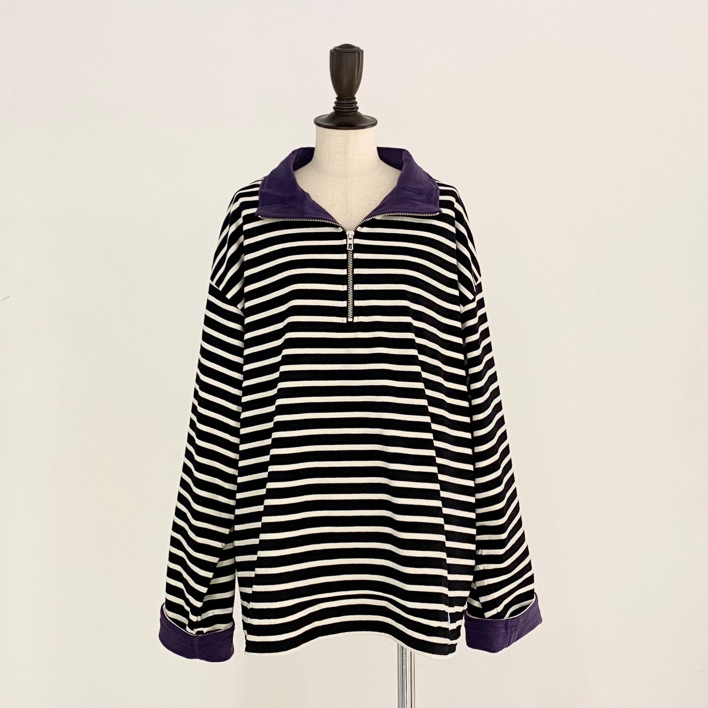 裏フリース ハーフzipプルオーバー(men's)