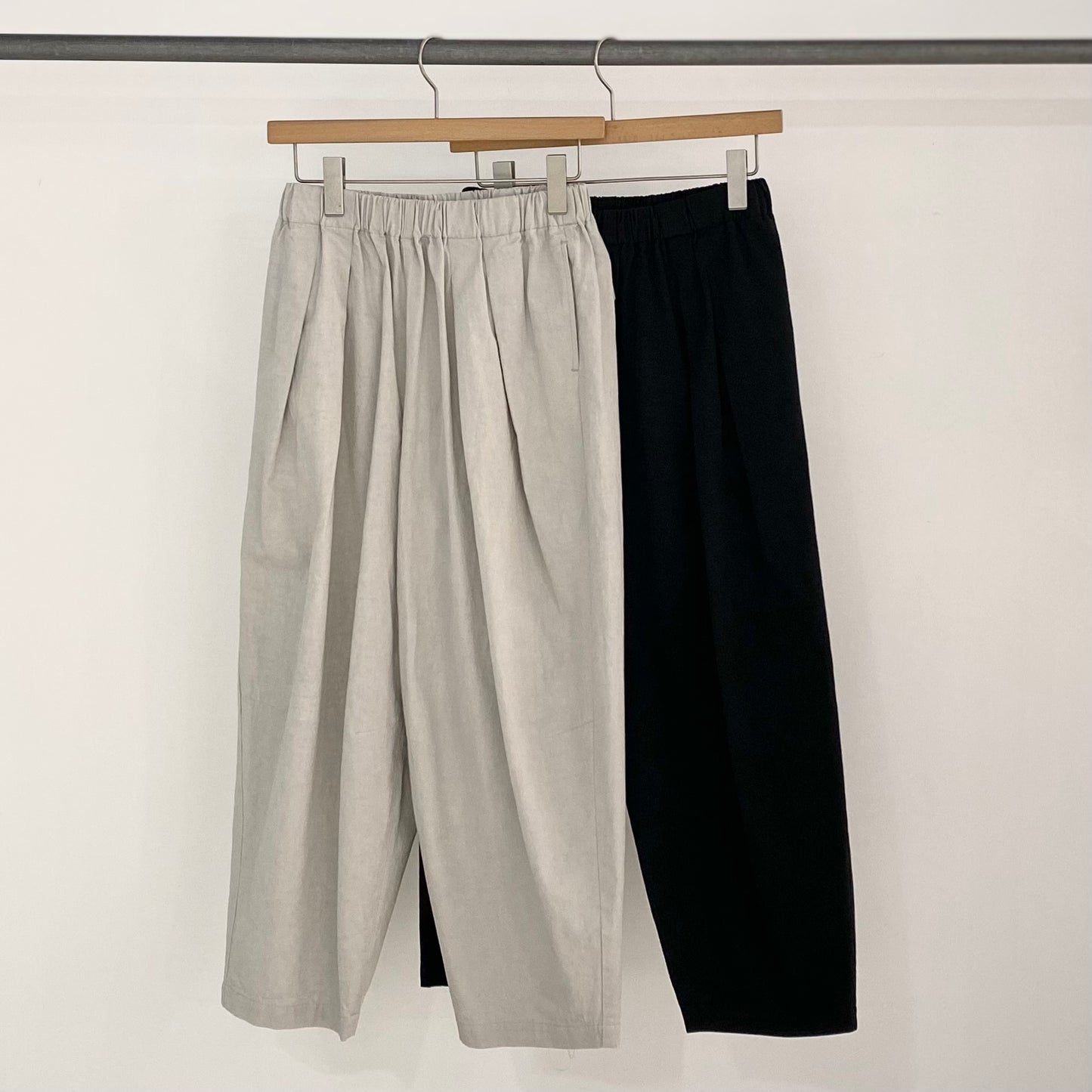 天日干しワッシャー テーパードパンツ