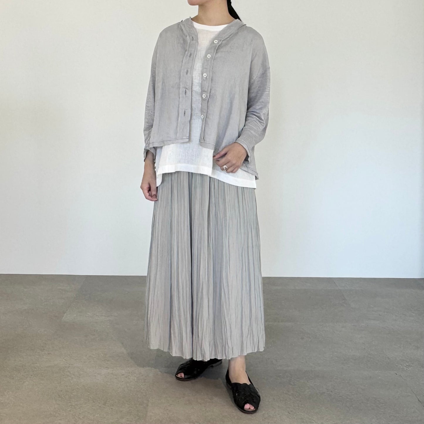 ワッシャープリーツパンツ