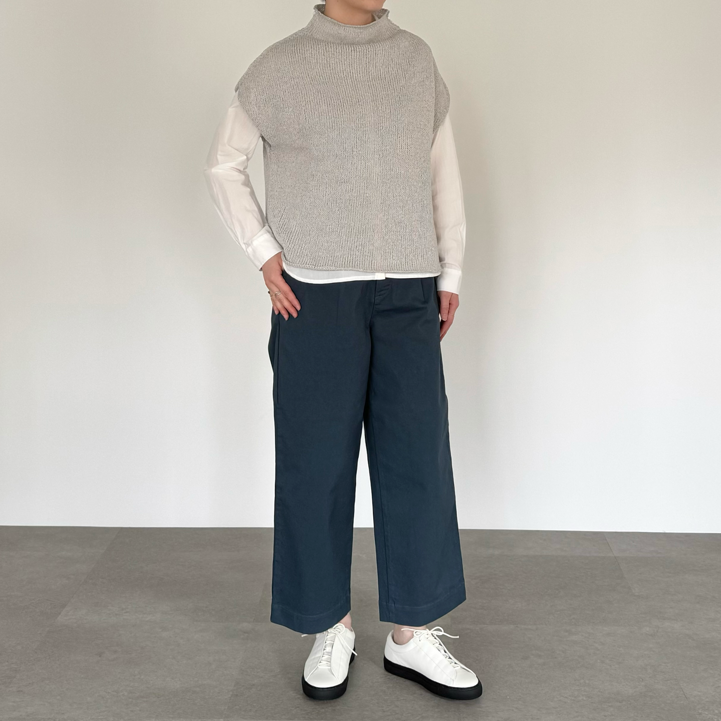 後染めフレンチパンツ