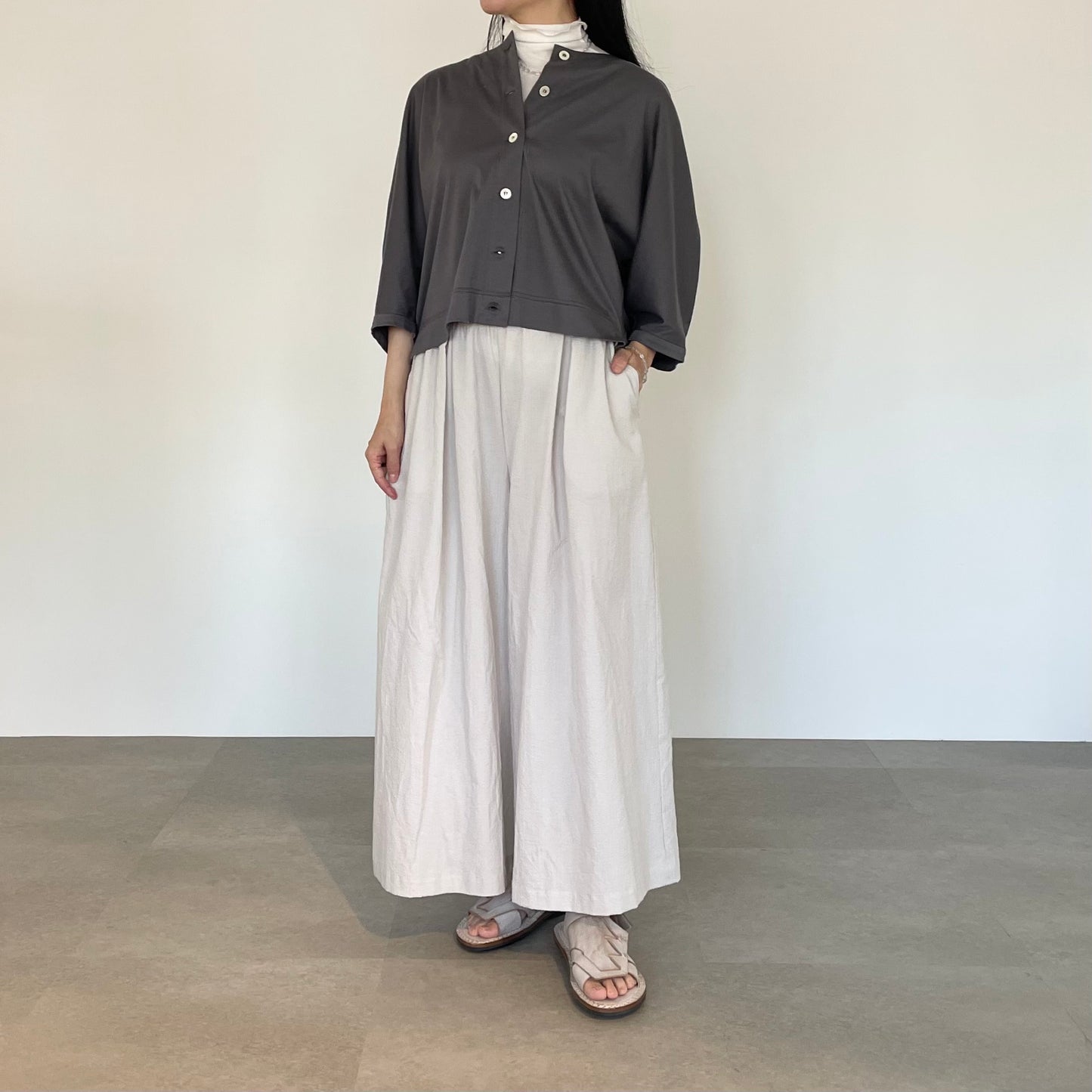 コットンポンチカーディガン