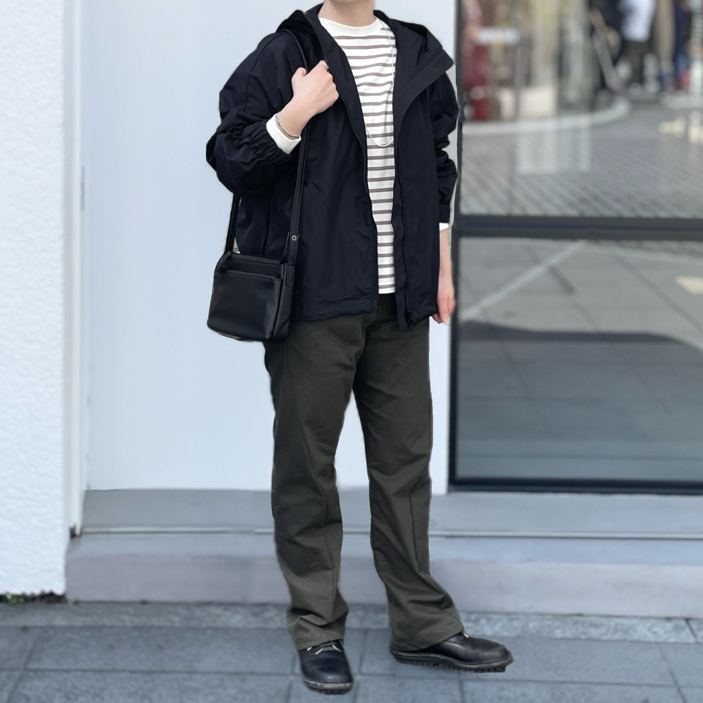 クラシック天竺 タックコクーンTシャツ