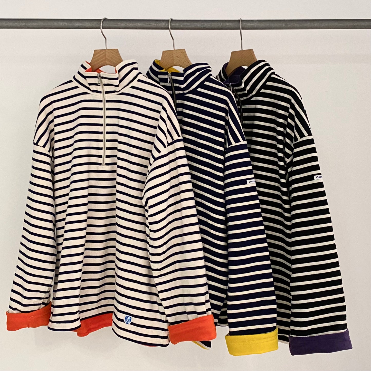 裏フリース ハーフzipプルオーバー(men's)
