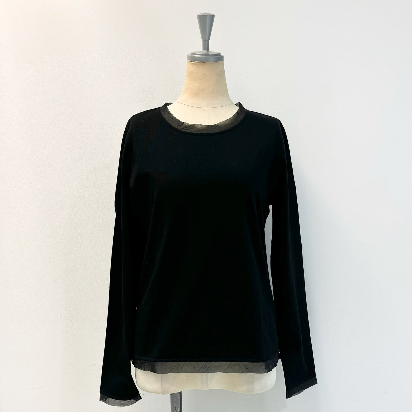 コットンローン長袖カットソー