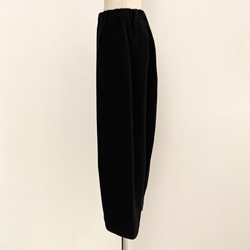 ウールコットンツイル ワイドパンツ