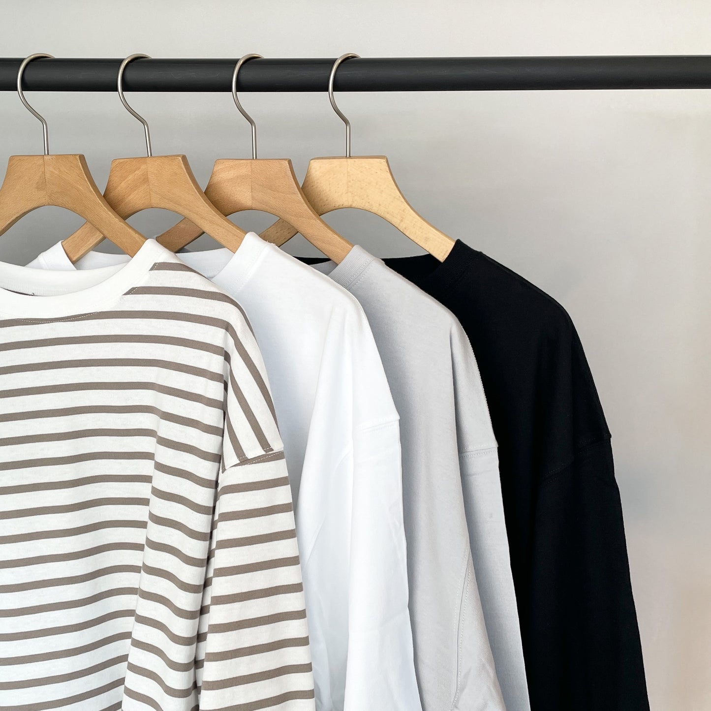 クラシック天竺 タックコクーンTシャツ