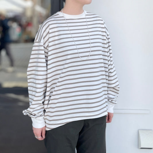 クラシック天竺 タックコクーンTシャツ