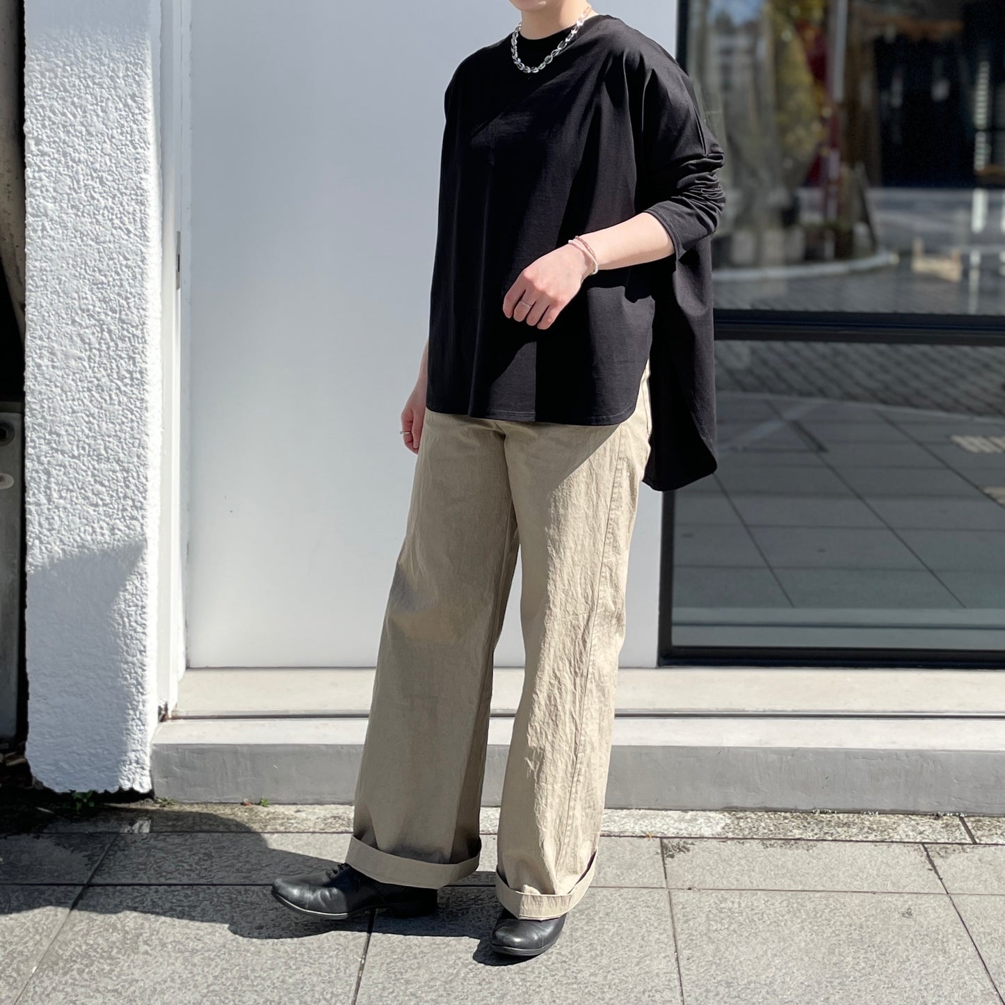 【別注】ラウンドヘムTシャツ