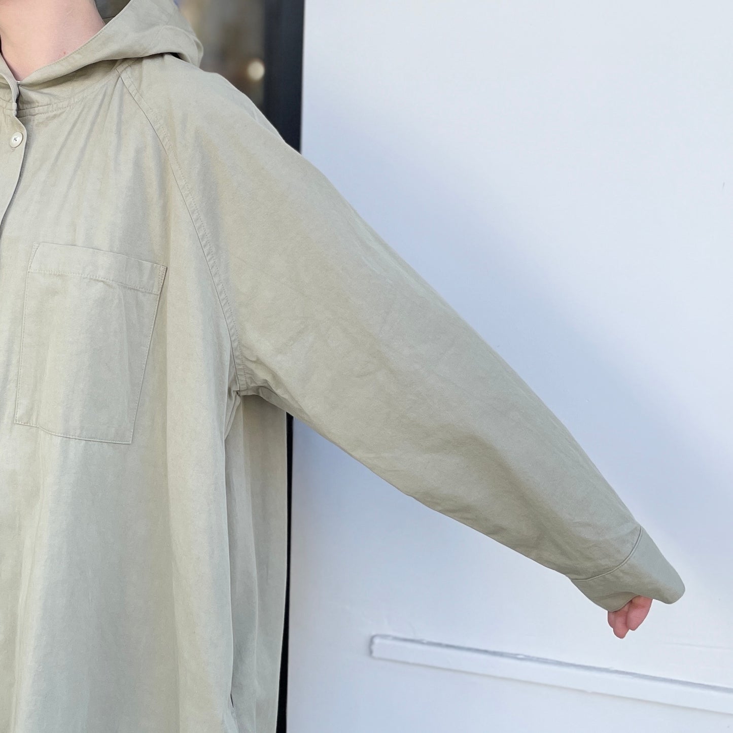 30/1ツイルトリプルウォッシュ フードコート