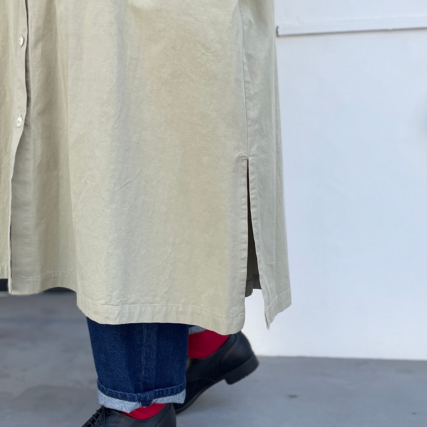 30/1ツイルトリプルウォッシュ フードコート