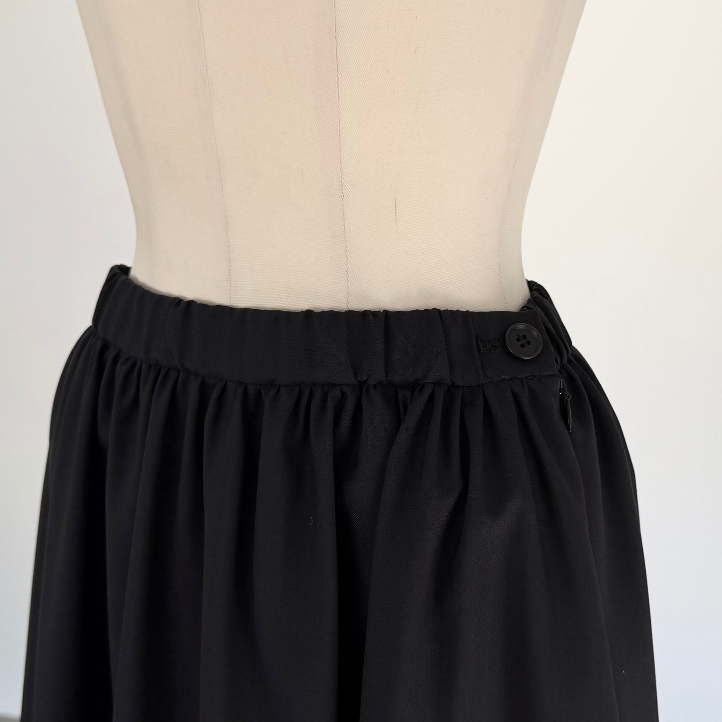 ウォッシャブルウールコクーンスカート