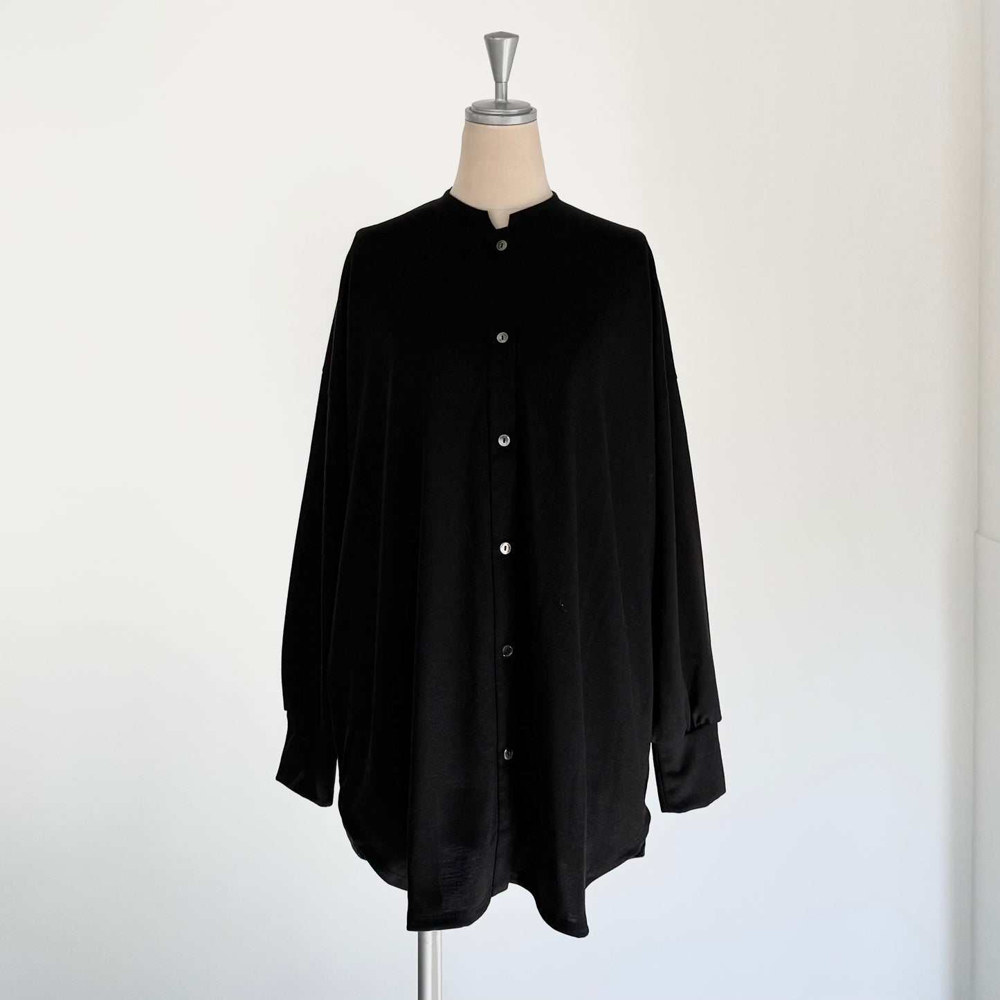 ウォッシャブルウールゆるっとブラウス