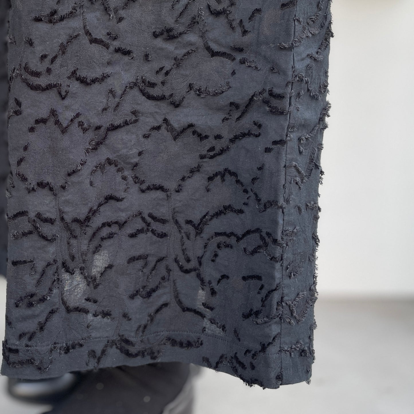 ジャガードボリュームスリーブ ワンピース