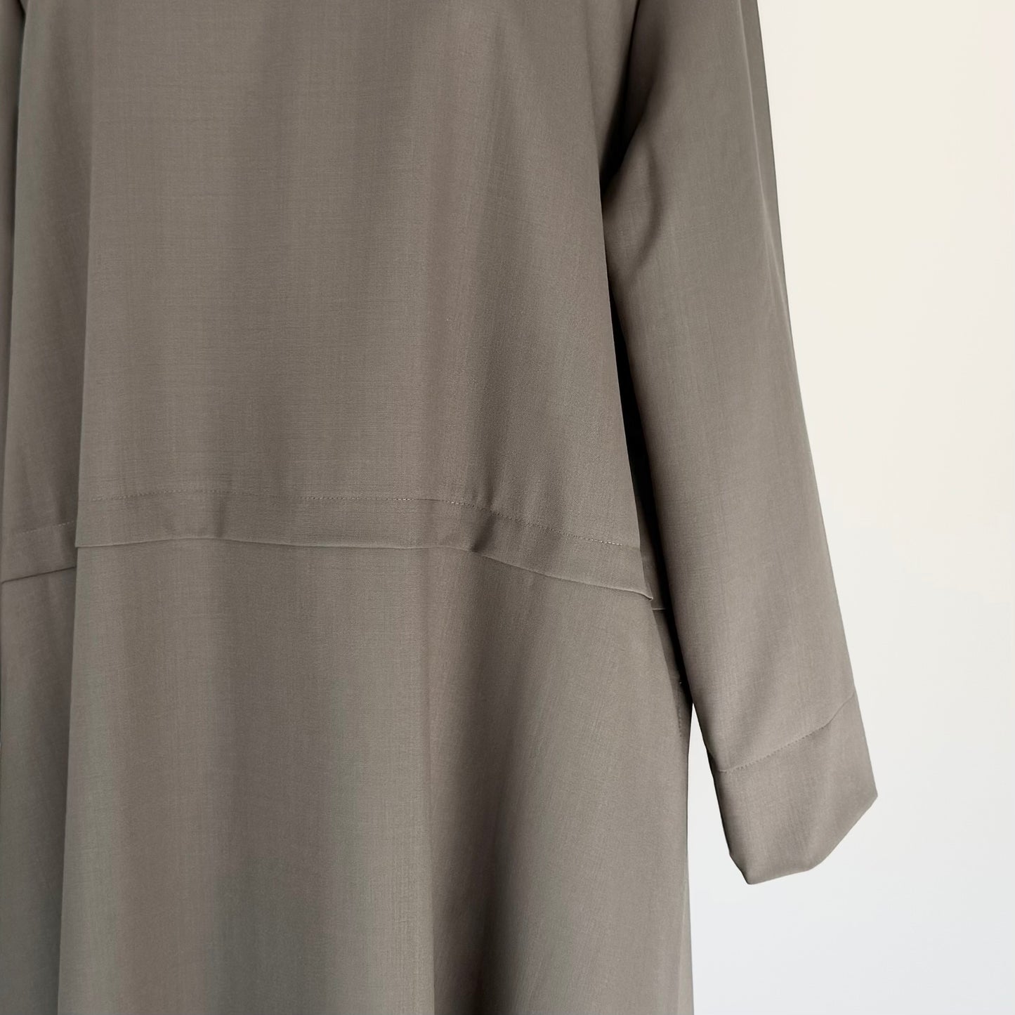 ウォッシャブルウール切り替えワンピース