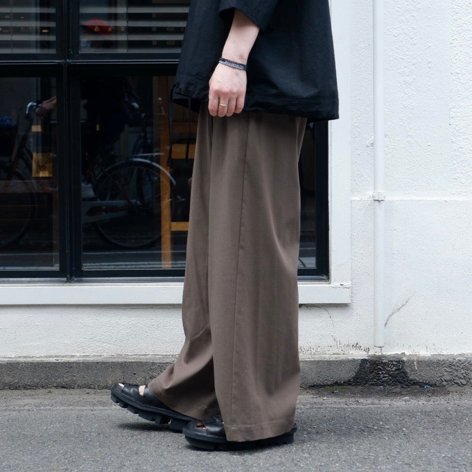 リネンライクワイドパンツ