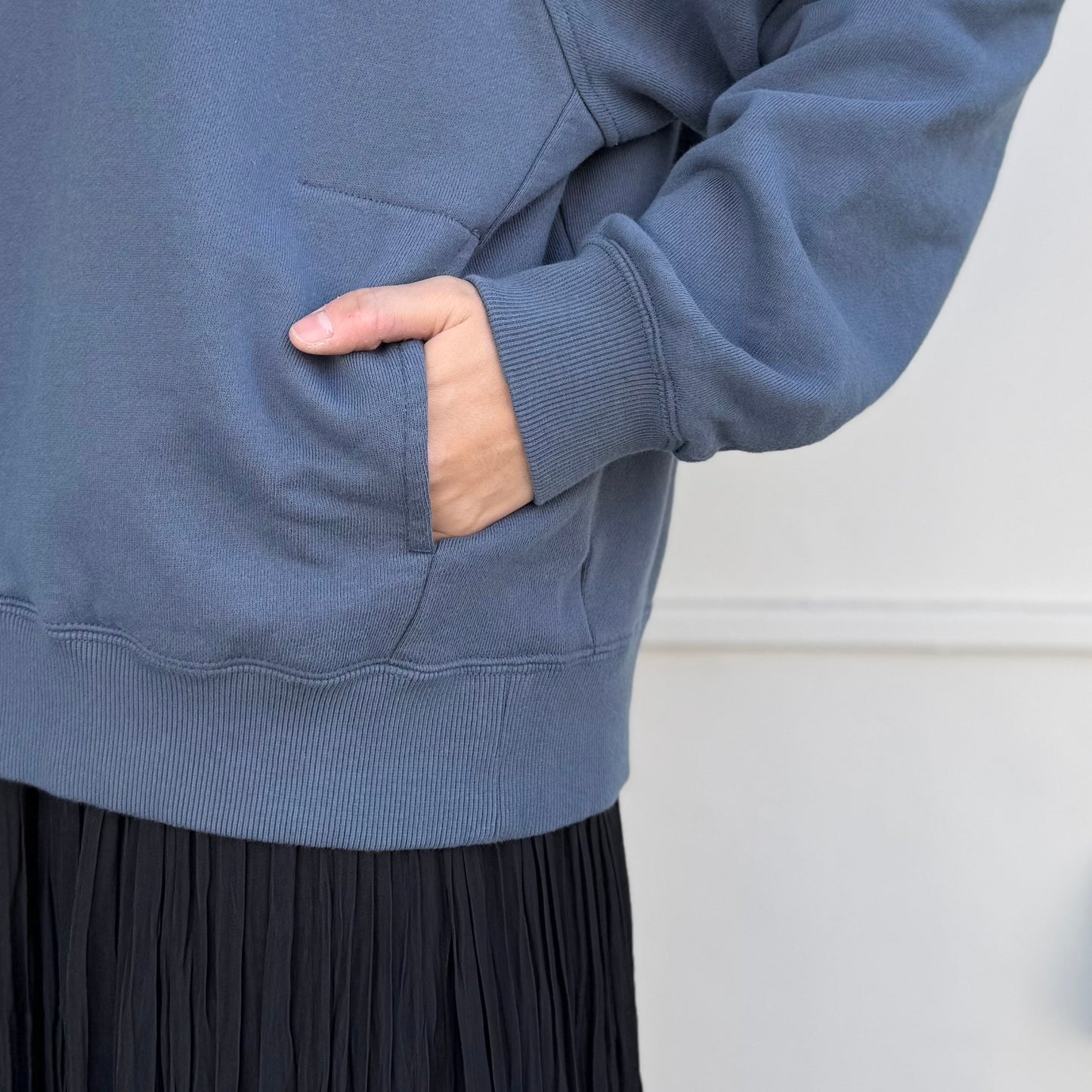 セントラルミニ裏毛 ラグランプルオーバー