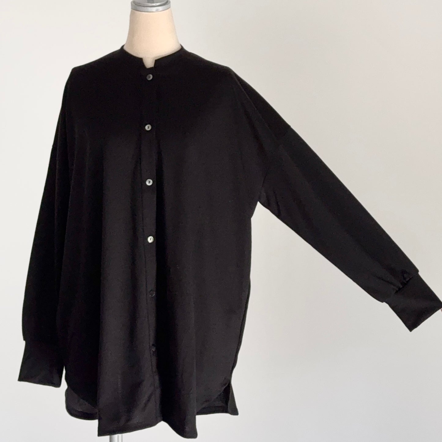 ウォッシャブルウールゆるっとブラウス