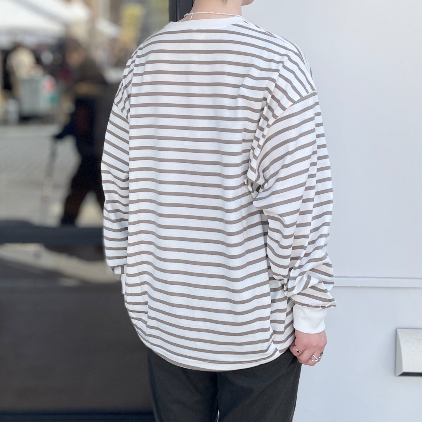 クラシック天竺 タックコクーンTシャツ