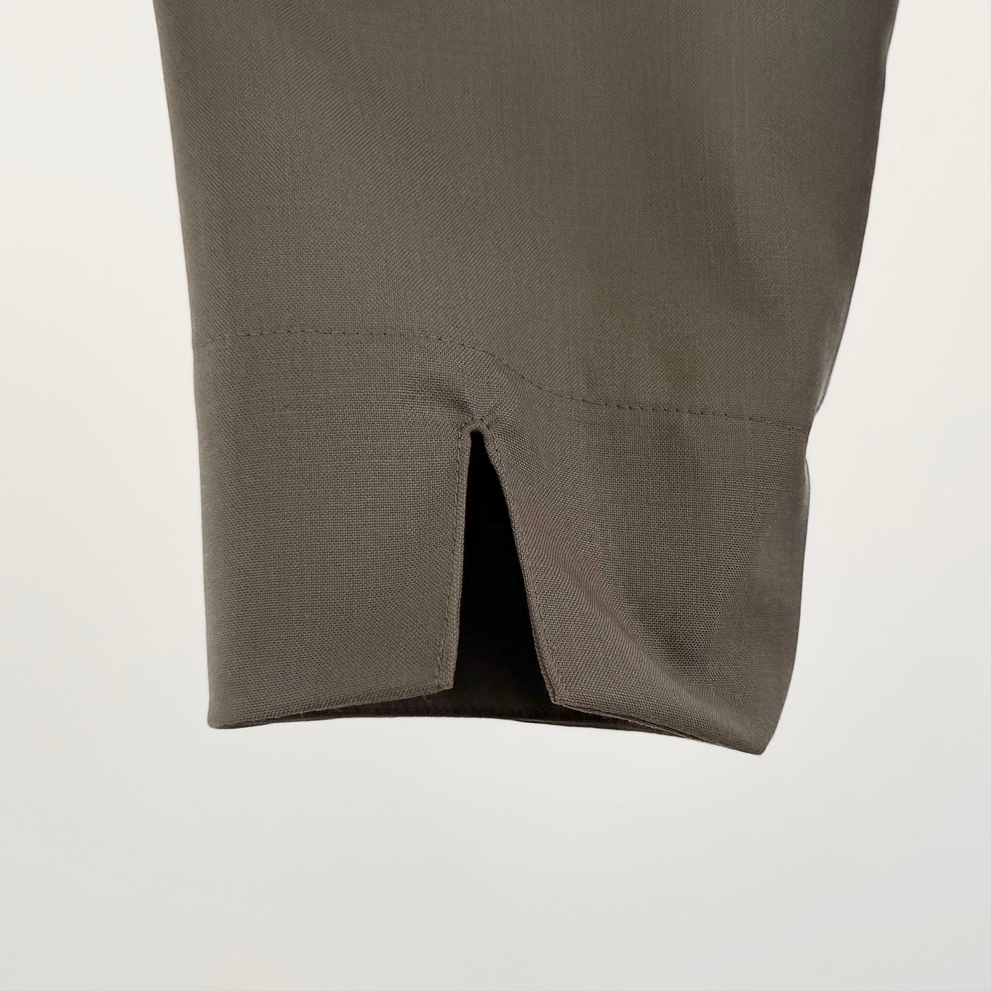 ウォッシャブルウール切り替えワンピース